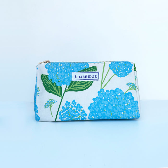 The Makeup Bag, Hydrangea Blue
