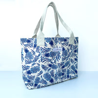 The Live and Love Tote, Signature Pineapple, Coated Canvas