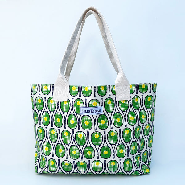 The Live and Love Tote, Tennis 2, Coated Canvas