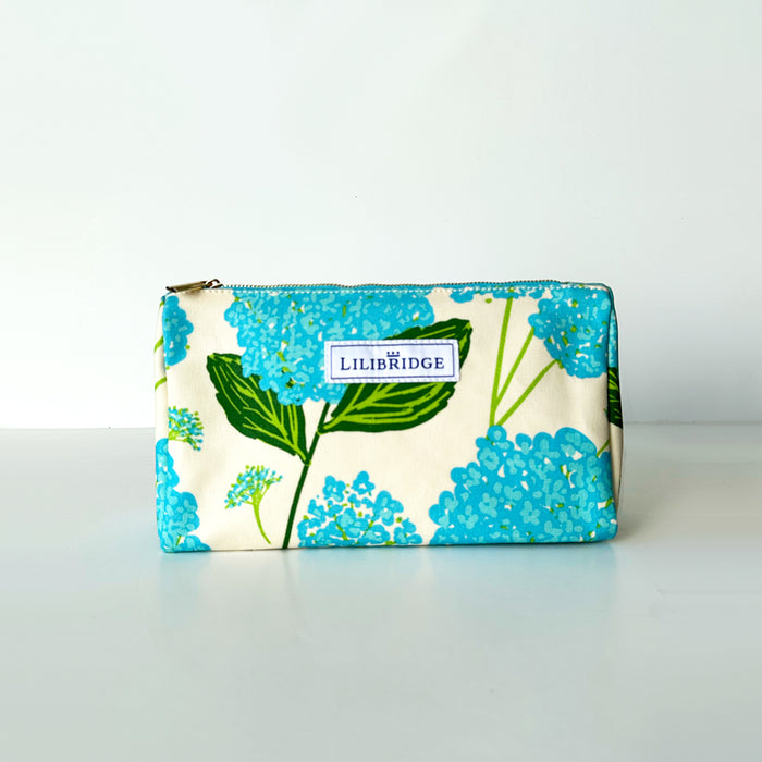 The Makeup Bag, Hydrangea Blue