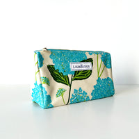 The Makeup Bag, Hydrangea Blue