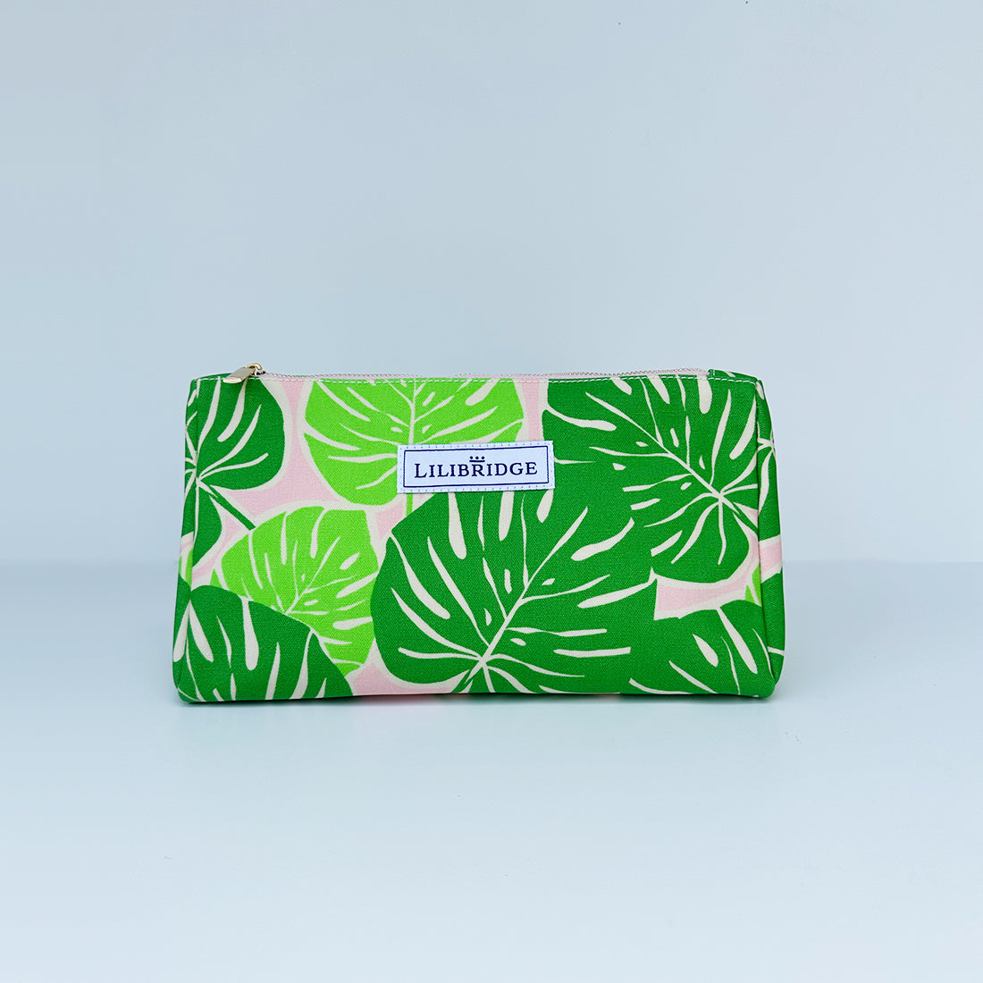 The Makeup Bag, Pink Monstera