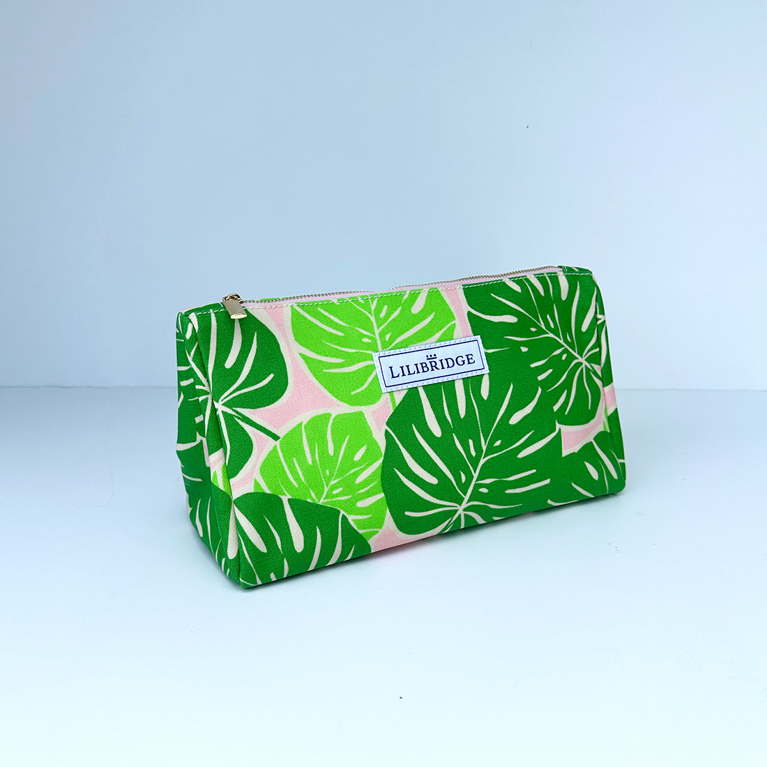 The Makeup Bag, Pink Monstera