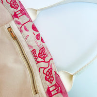 The Live & Love Tote, Pink Pagoda