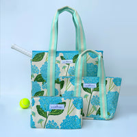 The Tennis Bag, Hydrangea Blue