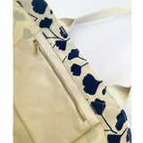 The Live and Love Tote, Navy Ginko